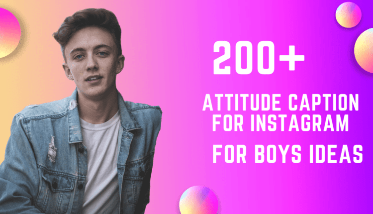 attitude caption for instagram